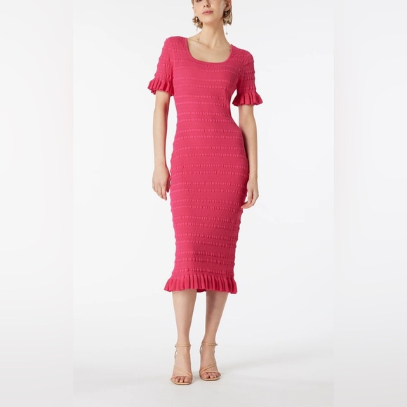 Elliatt Knit Eldora Dress Pink Small - Picture 1 of 9